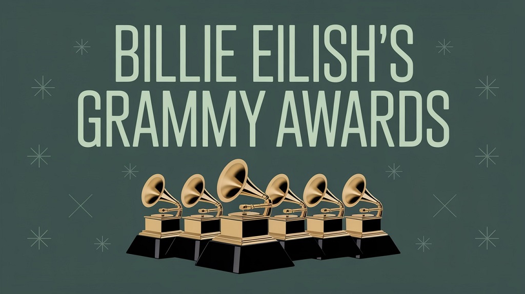 How many Grammys has Billie Eilish won with full award list